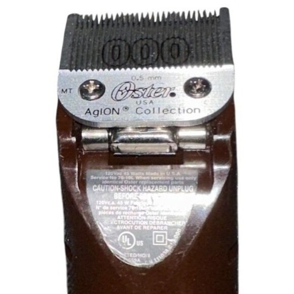 Oster Professional Corded Hair Clipper For Barbers Classic 76 Burgundy - Picture 5 of 10
